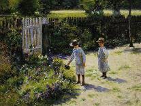 Children in the Garden, 1892 (Oil on Canvas)-Wladyslaw Podkowinski-Giclee Print