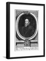 Wm Cecil, Lord Burghley-P Simms-Framed Art Print
