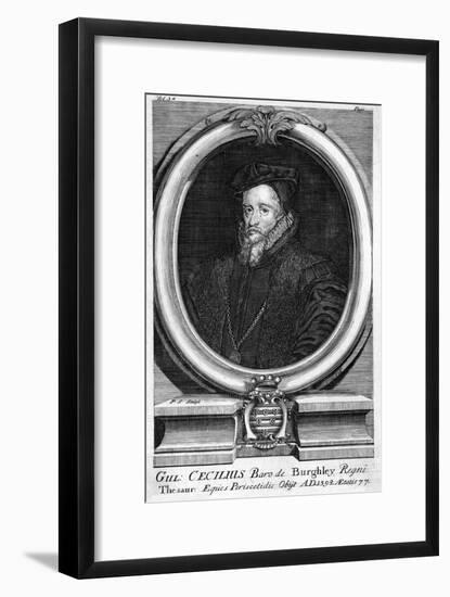 Wm Cecil, Lord Burghley-P Simms-Framed Art Print