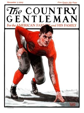 "Football Player," Country Gentleman Cover, November 3, 1923
