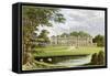 Woburn Abbey, Bedfordshire, Home of the Duke of Bedford, C1880-Benjamin Fawcett-Framed Stretched Canvas