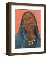 Wodaabe Woman I-Jacob Green-Framed Art Print