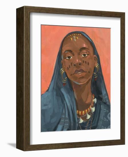 Wodaabe Woman I-Jacob Green-Framed Art Print