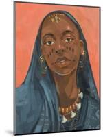 Wodaabe Woman I-Jacob Green-Mounted Art Print