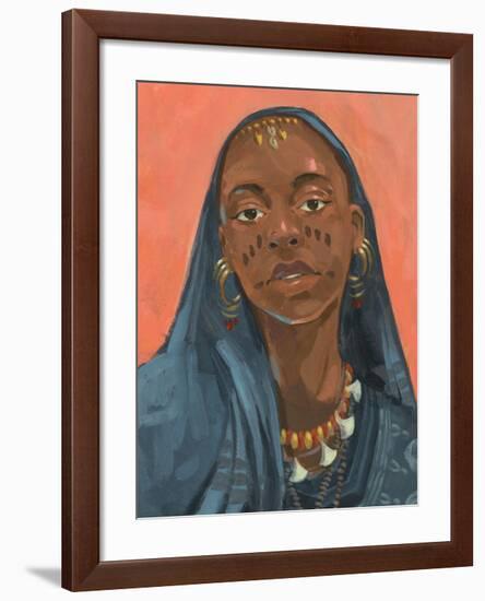 Wodaabe Woman I-Jacob Green-Framed Art Print