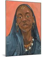 Wodaabe Woman I-Jacob Green-Mounted Art Print