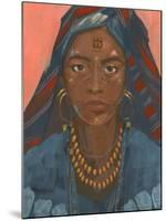 Wodaabe Woman II-Jacob Green-Mounted Art Print