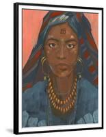 Wodaabe Woman II-Jacob Green-Framed Premium Giclee Print