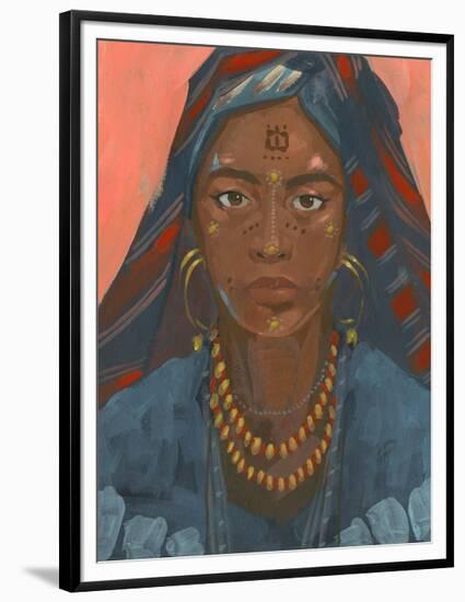 Wodaabe Woman II-Jacob Green-Framed Premium Giclee Print