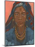 Wodaabe Woman II-Jacob Green-Mounted Art Print