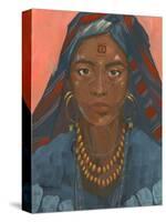 Wodaabe Woman II-Jacob Green-Stretched Canvas
