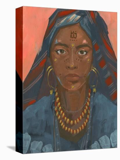 Wodaabe Woman II-Jacob Green-Stretched Canvas