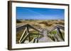 Wodden Path in the Dunes, Amrum Island, Northern Frisia, Schleswig-Holstein, Germany-Sabine Lubenow-Framed Photographic Print