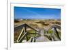 Wodden Path in the Dunes, Amrum Island, Northern Frisia, Schleswig-Holstein, Germany-Sabine Lubenow-Framed Photographic Print