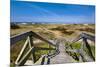 Wodden Path in the Dunes, Amrum Island, Northern Frisia, Schleswig-Holstein, Germany-Sabine Lubenow-Mounted Photographic Print