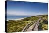 Wodden Path in the Dunes, Wenningstedt, Sylt Island, Northern Frisia, Schleswig-Holstein, Germany-Sabine Lubenow-Stretched Canvas