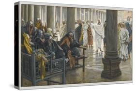 Woe Unto You, Scribes and Pharisees, Illustration from 'The Life of Our Lord Jesus Christ', 1886-94-James Tissot-Stretched Canvas