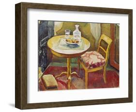 Wohnzimmerecke in Tegernsee, 1910-Auguste Macke-Framed Giclee Print