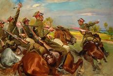 Battle of Olszynk Grochowsk, Warsaw, 25 February 1831, 1912-Wojciech Kossak-Framed Giclee Print
