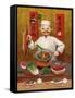 Wok-Man, Chinese Chef-John Howard-Framed Stretched Canvas