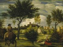 Ideal Landscape with Horseman, C. 1822-Woldemar Friedrich Olivier-Giclee Print