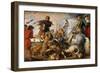 Wolf and Fox Hunt, c.1616-Peter Paul Rubens-Framed Giclee Print