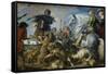 Wolf and Fox Hunt-Peter Paul Rubens-Framed Stretched Canvas