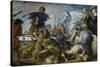 Wolf and Fox Hunt-Peter Paul Rubens-Stretched Canvas