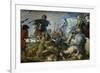 Wolf and Fox Hunt-Peter Paul Rubens-Framed Art Print