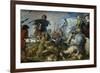 Wolf and Fox Hunt-Peter Paul Rubens-Framed Art Print