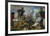 Wolf and Fox Hunt-Peter Paul Rubens-Framed Art Print