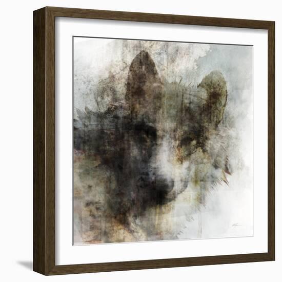 Wolf Call-Ken Roko-Framed Art Print