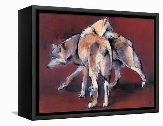 Wolf Composition, 2001-Mark Adlington-Framed Stretched Canvas