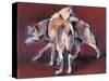 Wolf Composition, 2001-Mark Adlington-Stretched Canvas