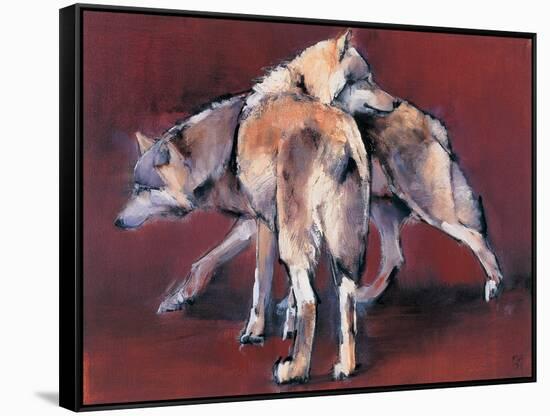 Wolf Composition, 2001-Mark Adlington-Framed Stretched Canvas