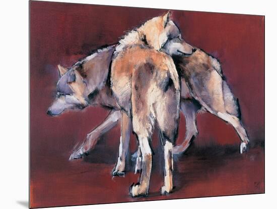 Wolf Composition, 2001-Mark Adlington-Mounted Giclee Print