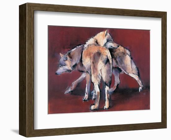 Wolf Composition, 2001-Mark Adlington-Framed Giclee Print