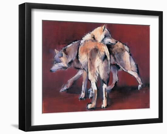 Wolf Composition, 2001-Mark Adlington-Framed Giclee Print