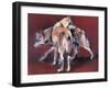 Wolf Composition, 2001-Mark Adlington-Framed Giclee Print