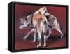 Wolf Composition, 2001-Mark Adlington-Framed Stretched Canvas