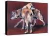 Wolf Composition, 2001-Mark Adlington-Stretched Canvas