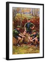 Wolf Cub Sixers, 1929-English School-Framed Giclee Print