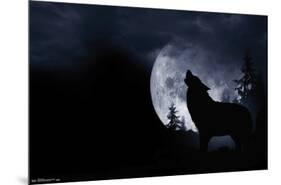 Wolf - Howl-Trends International-Mounted Poster