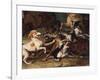 Wolf Hunting-Alexandre-Francois Desportes-Framed Giclee Print