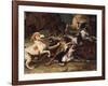 Wolf Hunting-Alexandre-Francois Desportes-Framed Giclee Print