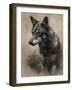 Wolf I-Sasha-Framed Giclee Print