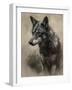 Wolf I-Sasha-Framed Giclee Print