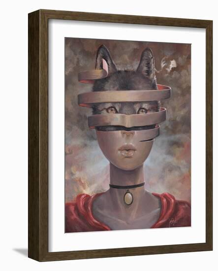 Wolf in Lambs Clothes-Aaron Jasinski-Framed Art Print