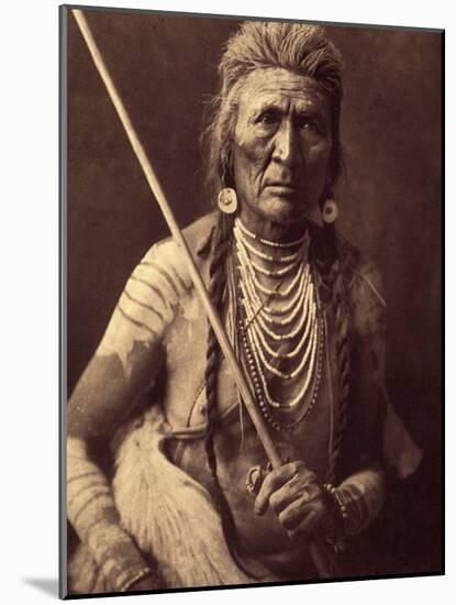 Wolf, Indian Apsaroke (Wolf - Apsaroke also Sometimes Written Absaroke) Photo Taken from Volume 4 O-Edward Sheriff Curtis-Mounted Giclee Print