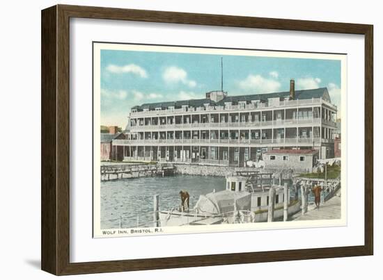 Wolf Inn, Bristol, Rhode Island-null-Framed Art Print